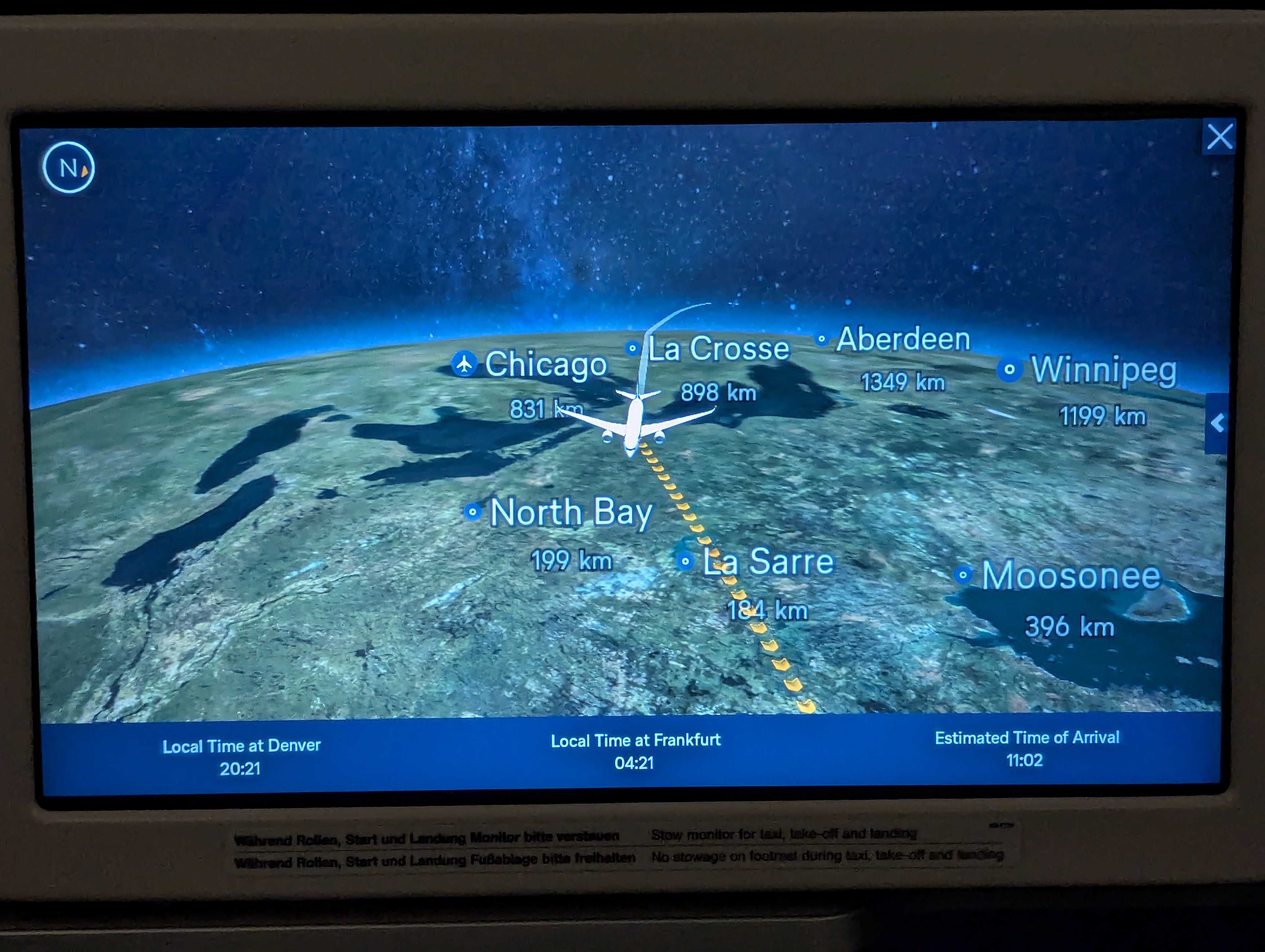 Denver International Airport, Frankfurt, Lufthansa, Airbus